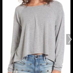 NWT juicy couture black label knit jersey long sleeve top tee medium